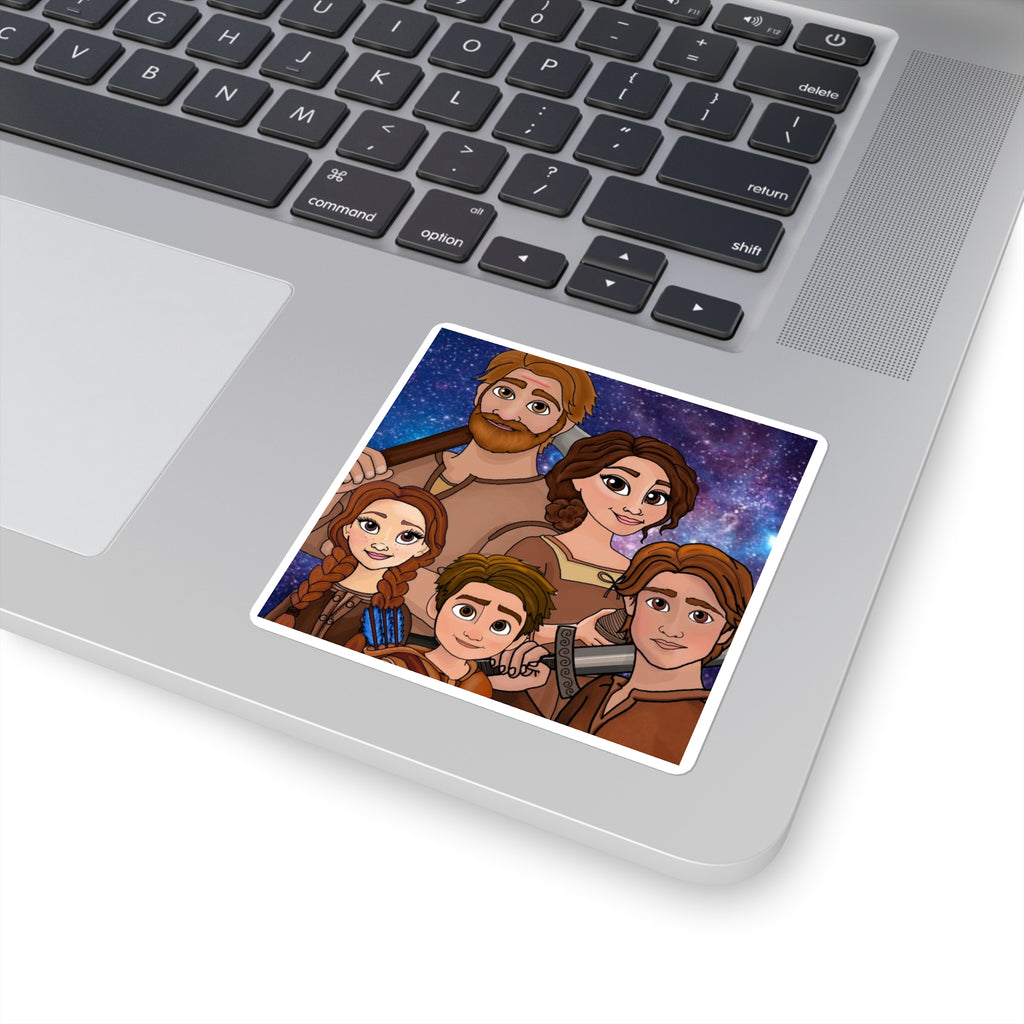 The Oriel Family - Square Sticker