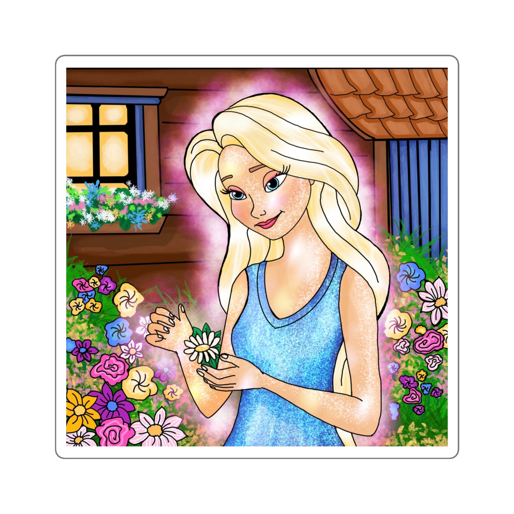 Stellar at Stardust Grove - Square Sticker