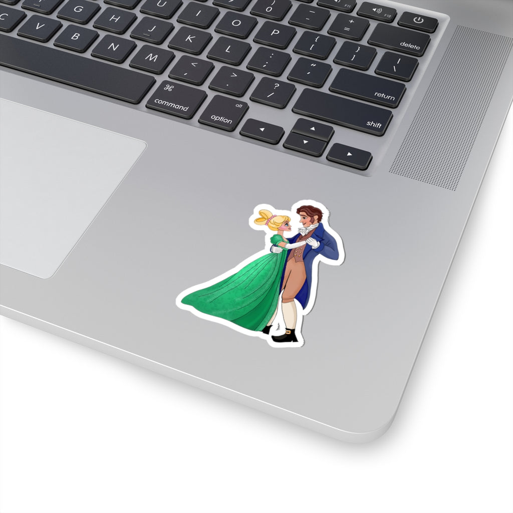 Emmaline & Mr. Knightley Kiss-Cut Sticker