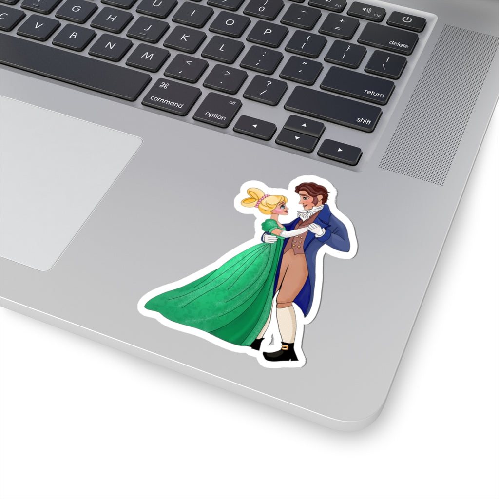 Emmaline & Mr. Knightley Kiss-Cut Sticker