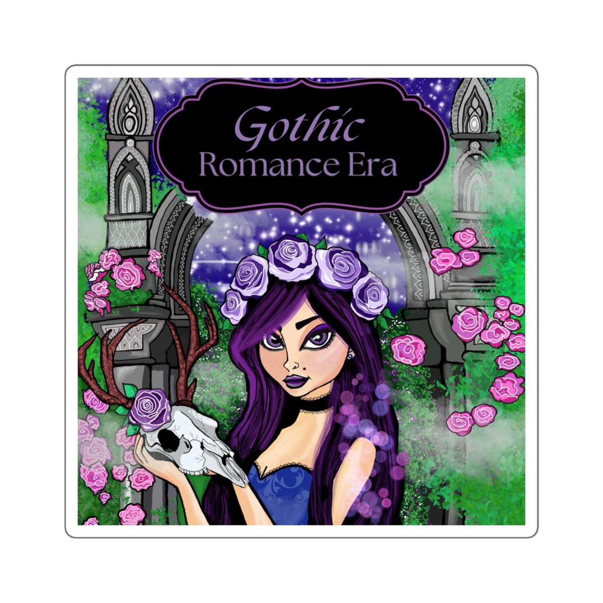 Gothic Romance Era - Square Sticker