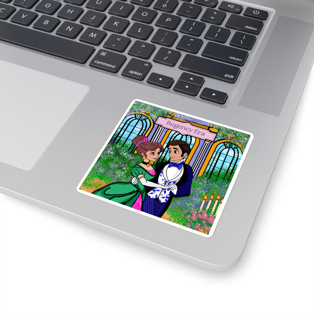 Regency Era - Square Sticker