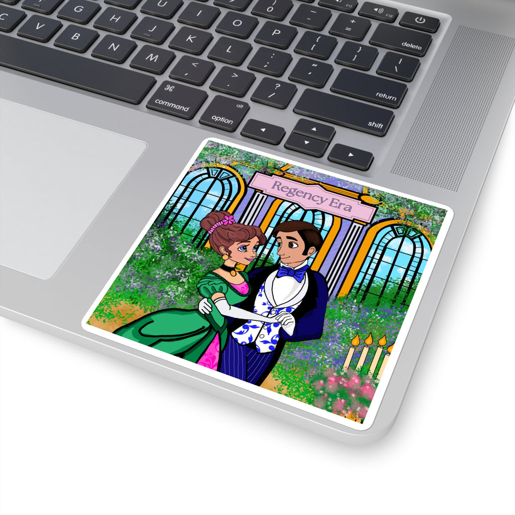 Regency Era - Square Sticker