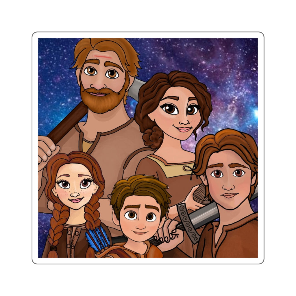 The Oriel Family - Square Sticker