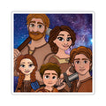 The Oriel Family - Square Sticker