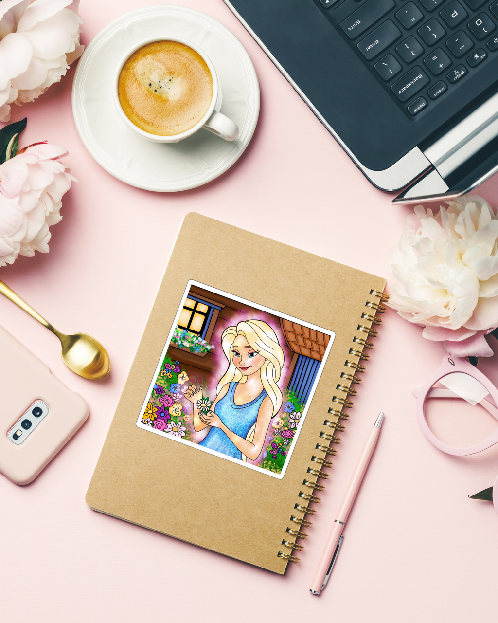 Stellar at Stardust Grove - Square Sticker