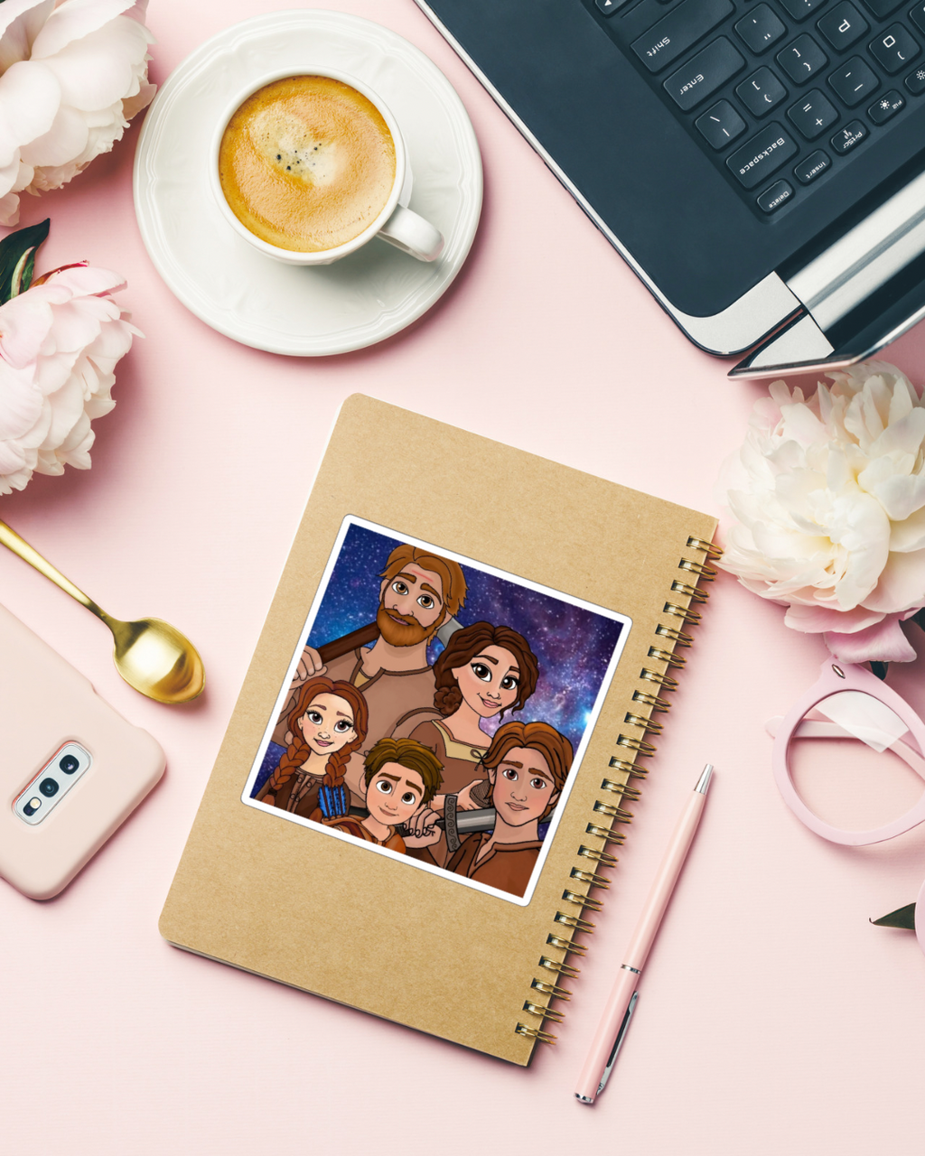 The Oriel Family - Square Sticker